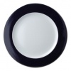 Bernardaud Opaline Service Plate Navy Blue/Platinum Service Plate 11.6 In