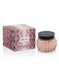 Nourish your skin with the velvety and sensuous Jimmy Choo Perfumed Shimmering Body Cream. This scintillating cream has a rich and moisturizing texture that leaves skin supple and subtly shimmering with the glamorous scent of Jimmy Choo Parfum