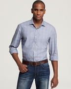 Wear this sophisticated button-down under a blazer for a refined and relaxed look that's dapper but laid-back.