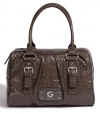 G by GUESS Ziana Box Satchel, GREY