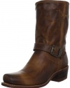 FRYE Women's Cavalry Strap 8L Boot,Cognac,9 M US