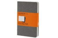 Moleskine Ruled Cahier Journal Light Warm Grey Pocket (Set of 3) (Moleskine Cahier)