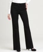 A pair of flared trousers elongate your legs like nothing else. This pair from Style&co. is a better basic!