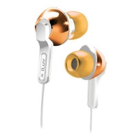 iLuv iEP322ORG City Lights In-Ear Earphones - Ultra Bass - Orange