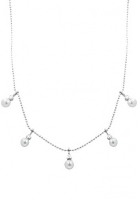 Effy Jewlery White Gold Diamond and Pearl Necklace, 4.16 TCW