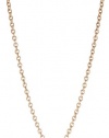 T Tahari Rose Gold Signature Pendant Necklace