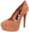 Jessica Simpson Women's Devin Platform Pump,Brule Kid Suede,9.5 M US