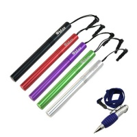 GTMax 5pc Universal Touchscreen Stylus +Neckstrap Pen for LG Optimus L3 E405, C199, T375 T370 Cookie Smart, Optimus Elite LS696, Optimus LTE2, Optimus TrueHD LTE P936, Xpression C395, Lucid, Optimus M+, 4X HD, 4D Max, 3D, L7, L5, Vu, LTE Tag, L3, Pad LTE,