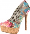 Jessica Simpson Women's Waleo-MIFLFB Platform Pump,Multi Pink,8 M US