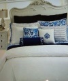 Ralph Lauren Palm Harbor Full / Queen Comforter Duvet Cover with Embroidery