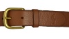 Polo Ralph Lauren Men's Leather Embossed Pony Belt Brown