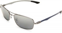 Ray-Ban RB8309 Tech Sunglasses 59 mm, Non-Polarized, Gunmetal/Silver Mirror