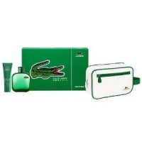 Lacoste Gift Set (Vert Men Eau De Toilette Spray, Shower Gel, Bag)