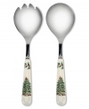 With an historic pattern starring the most cherished symbol of the season, the Christmas Tree salad servers from Spode serveware are a festive gift to holiday dining.