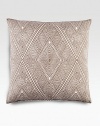 EXCLUSIVELY AT SAKS.COM This exquisite, exotic pillow is defined by the eye-catching twine design that will compliment any room.Rabari CollectionHand-stitched edgingConcealed zip closure20 X 20LinenMachine washImported