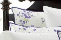 Martha Stewart Trouseau Violets King Sham