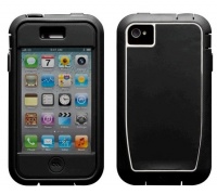 Case-Mate Phantom Case for Apple iPhone 4/4S (Black/White)