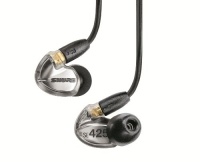 Shure SE425-V Dual High-Definition MicroDriver Earphone with Detachable Cable (Metallic Silver)