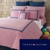 Tommy Hilfiger Pink OXFORD Red 18 Square Decorative Pillow NEW