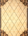 Area Rug 8x11 Rectangle European Beige Color - Momeni Maison Rug from RugPal