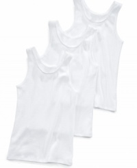 She can never have enough white tank tops. This So Jenni tank three-pack is the ultimate Summer must-have.