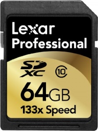 Lexar 64 GB SDXC Flash Memory Card LSD64GCRBNA133