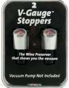 Metrokane V-Gauge Stoppers-Set of 2