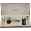 CARTIER VARIETY by Cartier SET-DECLARATION ESSENCE (M) & DELICES DE CARTIER (W) & ROADSTER (M) & DECLARATION (M) & EAU DE CARTIER (M) AND ALL ARE EDT MINIS for UNISEX