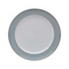 Denby Mist Wide Rimmed Dinner Plates, Set of 4