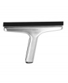 Quick clean-up! With a precisely angled blade and the ideal firmness to apply smooth and consistent pressure, this Squeegee from simplehuman allows for effortless, streak-free cleaning. The suction cup hanging tool and the textured rubble handle allows for fast drying.