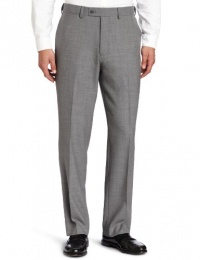 Louis Raphael Men's Total Comfort Classic Plaid Flat Front Dress Pant