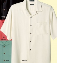 Luxury Mens Camp Shirt 4 Colors Casual by Heritage Cross