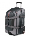 High Sierra AT658 26 -Inch Expandable Wheeled Duffel with Backpack Straps (Graystone/Shadow/Black)