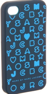 Marc Jacobs Stardust Logo iPhone Case Bright Navy Multi