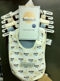 Timberland Infant Baby Bib 5 Piece Set