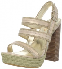 Luxury Rebel Women's Jolie Platform Sandal,Gold,37 EU/7 M US