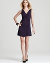 Michael Stars makes looking chic effortless in this super-comfy dress, featuring a knotted side for striking interest.