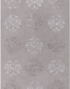 Surya TAM-1006 Tamira Light Gray 5-Feet by 8-Feet Area Rug