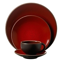 Upscale casual china with a flair of color. An exciting way to update your table. Available in avocado, cherry, orange, and lemon.