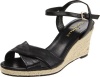 Cole Haan Women's Air Camila 65 Wedge Sandal,Black,7.5 B US