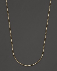 Wear your favorite pendants with this 18K yellow gold ball chain from Temple St. Clair.