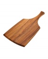 Showcase yummy cheeses, fruit, crackers and more on a paddle of richly colored acacia wood. With an integrated handle, the Classic Fjord server from Dansk shuttles snacks out of the kitchen and onto your table.