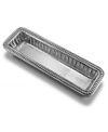 The ultimate in style and convenience, the lustrous Flutes and Pearls cracker tray from Wilton Armetale's collection of serveware retains food temperature and carries all kinds of goodies from the oven, stove or grill, straight to your table.