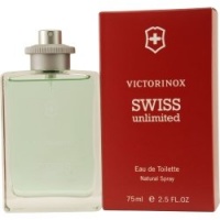 VICTORINOX SWISS UNLIMITED by Victorinox for MEN: EDT SPRAY REFILLABLE RUBBER BOTTLE 2.5 OZ