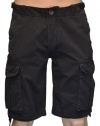 Adidas Originals Men's Cargo Shorts-Black