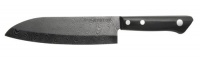 Kyocera KT-140-HIP-D Kyotop Damascus 5-1/2-Inch Santoku Knife with Pakka Handle