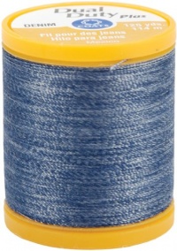 Coats & Clark Dual Duty Denim Thread For Jeans 125 Yds: Denim Blue