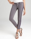 Contrast stripes down the legs add a pop of color to these Hudson skinny jeans.