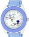 Sprout Women's ST2018MPLB Eco-Friendly Light Blue Organic Cotton Strap Watch