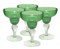 Artland Iris Margarita, 8-Ounce, Green, Set of 4